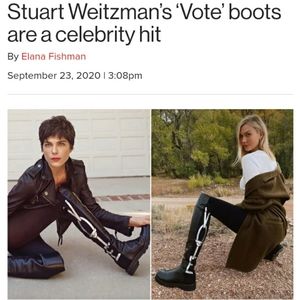 Stuart Weitzman 5050 VOTE Boots - NWT 4M